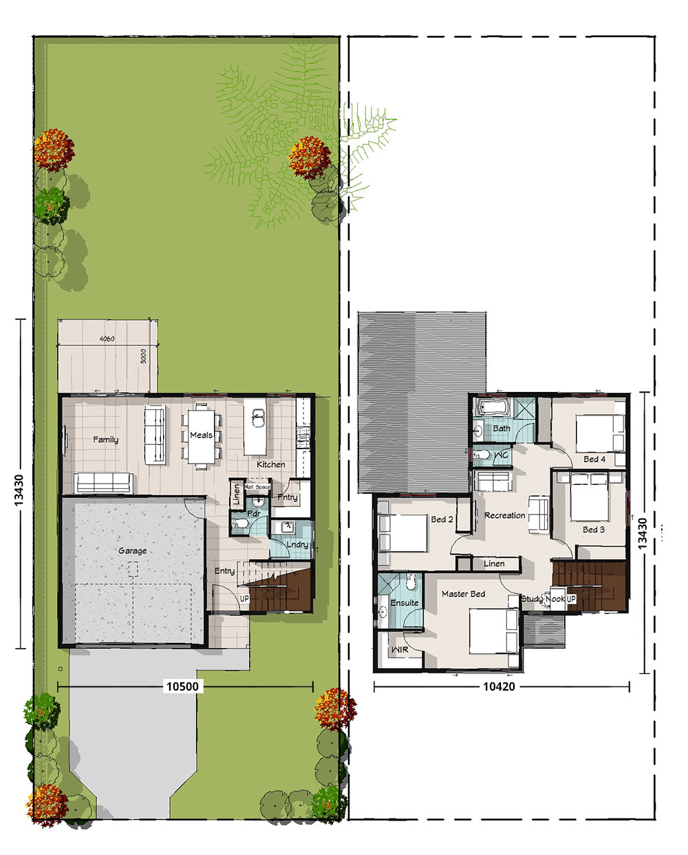 Kingfisher Two Storey House Plans Home Designs Building Prices Builders Building Buddy