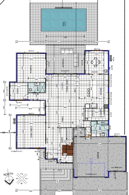 Ground Floor of Custom design Luxury 2 Storey Home